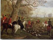 unknow artist Classical hunting fox, Equestrian and Beautiful Horses, 202. oil on canvas